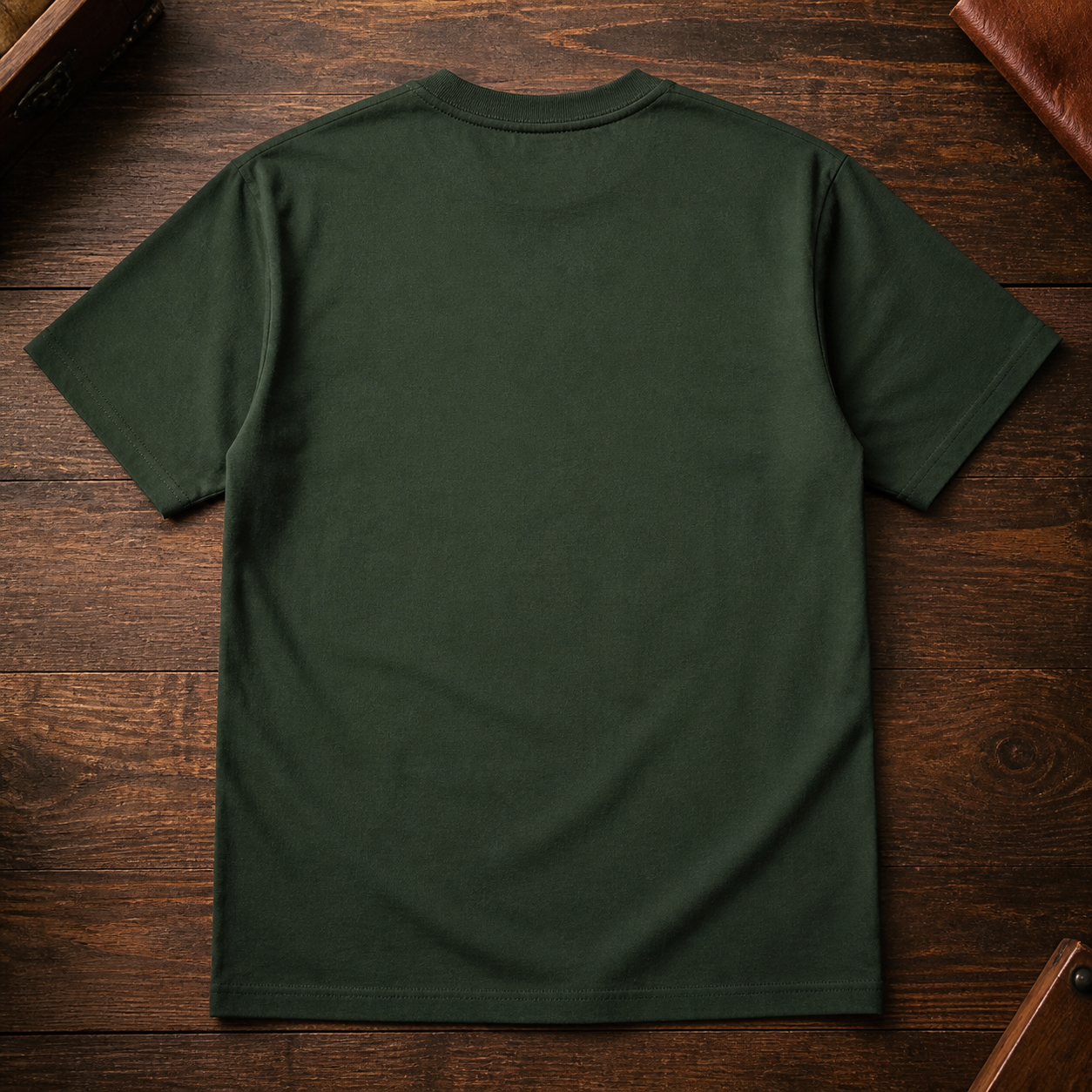 Back of Green Yorkshire Heart Clothing T-shirt